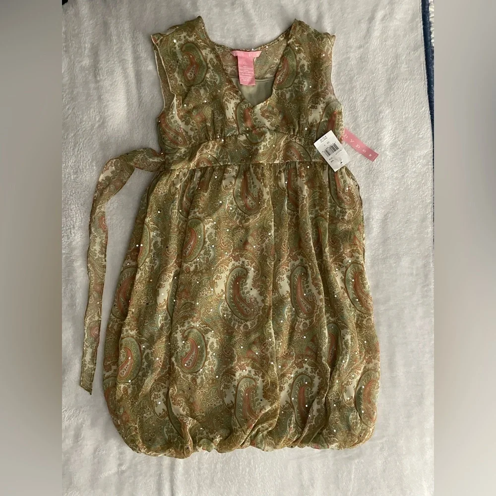 Hype Paisley Dress new with tag girls size 16